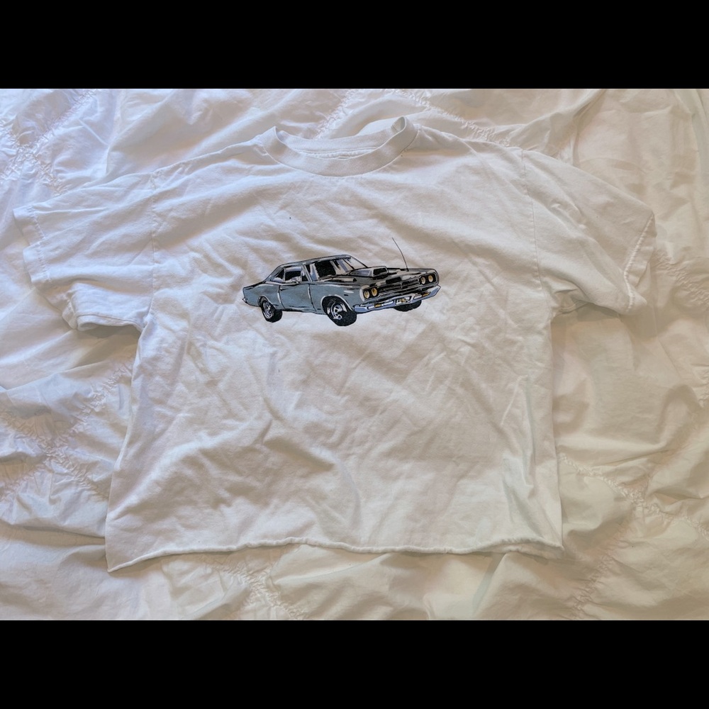 Never Worn John Galt Motor Show Crop Top One Size